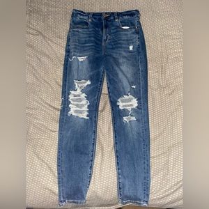 American Eagle size 8 curvy high rise jeggings